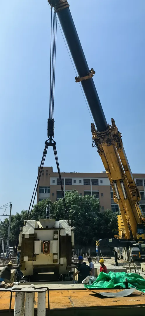 On-site commissioning installation